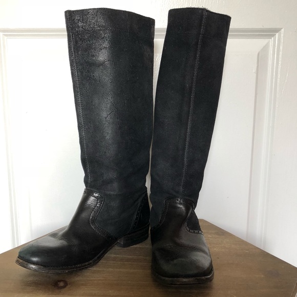 Diesel Stylelab black leather riding boots - Picture 1 of 7
